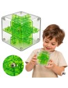 3D labirinto loginis kubas 9 cm - Woopie arkadinis žaidimas vaikams
