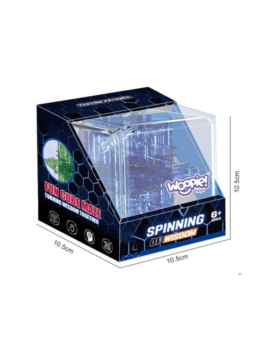 3D Maze Logic Cube 9 cm - Woopie Arcade Game for Children