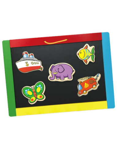 Drewniane magnesy Viga Toys ze zwierzątkami 20 elementów