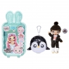 Na! Na! Na! Surprise Sparkle - Andre the Avalanche doll and Penguin in a balloon with confetti Sequin Series Pom.