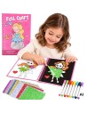 Prinzessin Woopie Folien-Malvorlagen-Kunstset