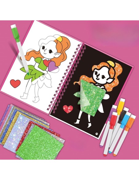 Prinzessin Woopie Folien-Malvorlagen-Kunstset
