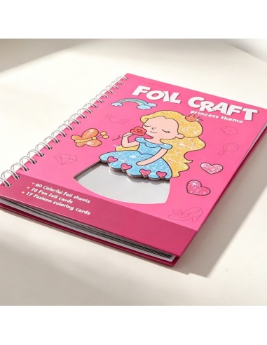 Princess Woopie Foil Coloring Page Art Set