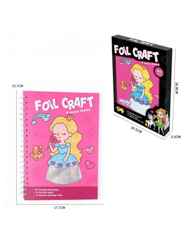 Prinzessin Woopie Folien-Malvorlagen-Kunstset