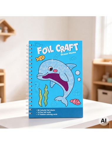 Malbuch-Kunstset Folie PlayfulMario - Ozean