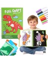 Glänzendes Folienaufkleber-Set Dinosaurier-Woopie