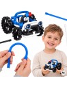 Bausteine Polizeiauto 44-teilig Woopie - Kreativset ab 6 Jahren