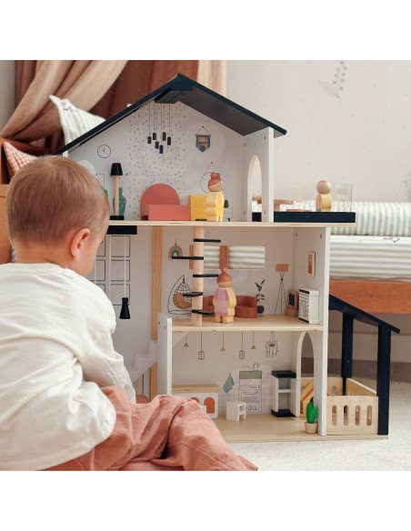 Tooky Toy Wooden Dollhouse - a great gift for your children.
