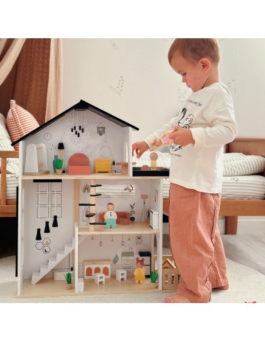 Tooky Toy Wooden Dollhouse - a great gift for your children.