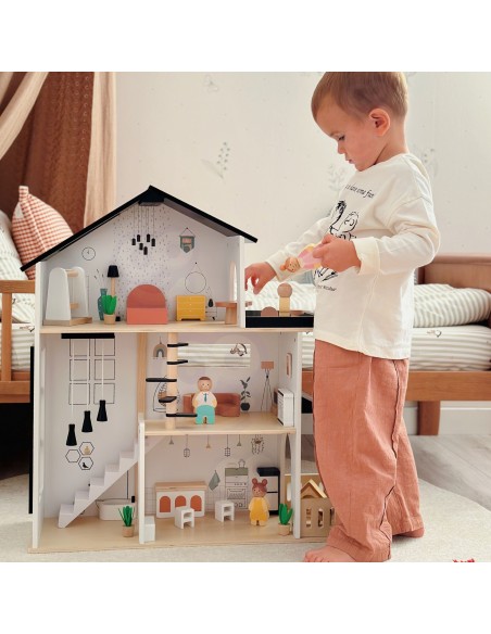 Tooky Toy Wooden Dollhouse - a great gift for your children.