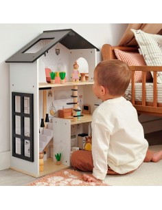 Tooky Toy Wooden Dollhouse - a great gift for your children. 2