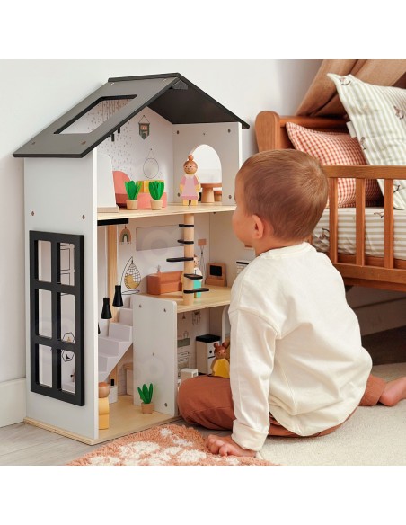 Tooky Toy Wooden Dollhouse - a great gift for your children.