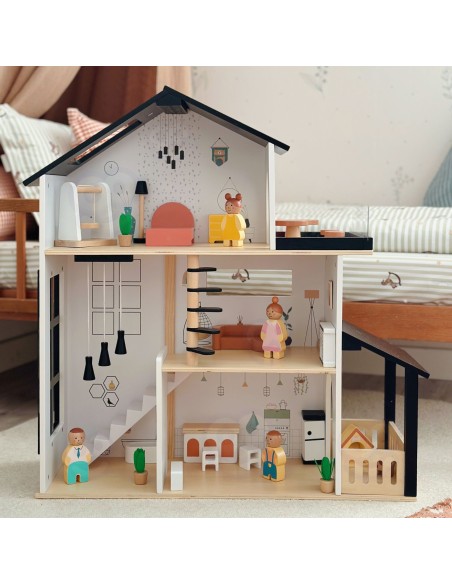 Tooky Toy Wooden Dollhouse - a great gift for your children.