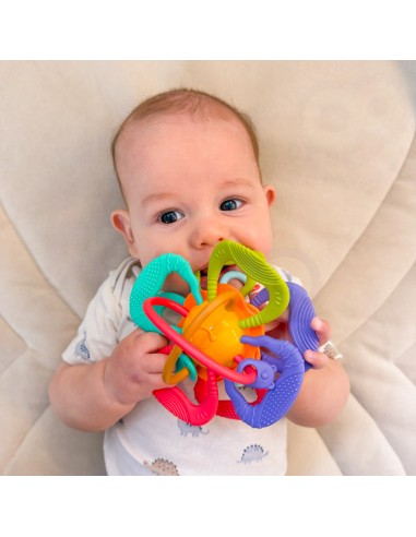 WOOPIE sensory ball teether - 4 textures, perfect for teething