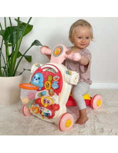 WOOPIE BABY 4w1: Pchacz, Chodzik, Stolik, Hulajnoga, Jeździk 2