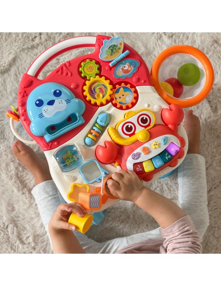 WOOPIE BABY 4in1: stumtuvas, vaikštynė, staliukas, paspirtukas, dviratukas