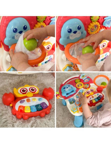 WOOPIE BABY 4in1: Schiebewagen, Lauflernwagen, Tisch, Roller, Tretroller