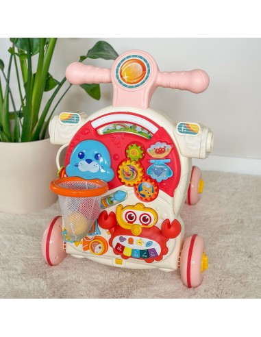 WOOPIE BABY 4in1: Schiebewagen, Lauflernwagen, Tisch, Roller, Tretroller