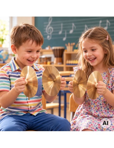 CLASSIC WORLD EDU Musikteller 15 cm für Kinder – 2 Stk.