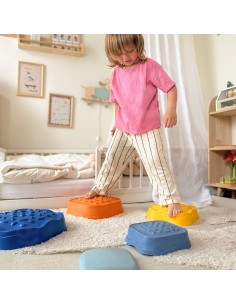 SENSORY STONES BALANCING Obstacle Course Balance for Children 2
