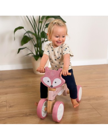 Wooden Fox Ride-On VIGA PolarB - Schiebefahrzeug auf 4 Rädern ab 12 m