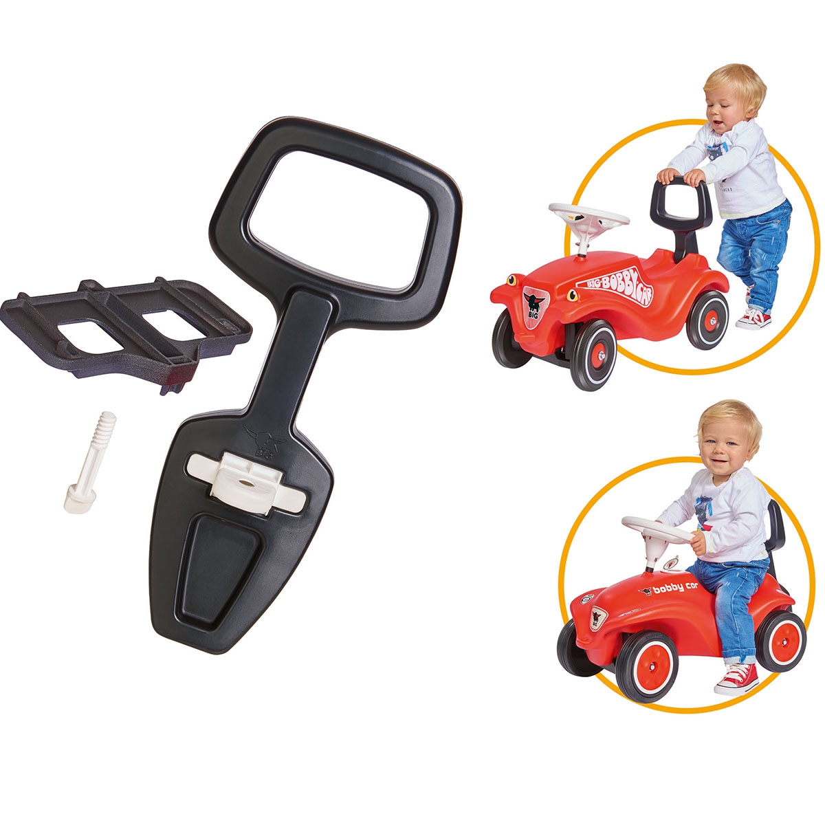 Uchwyt oparcie do jeździka bobby car