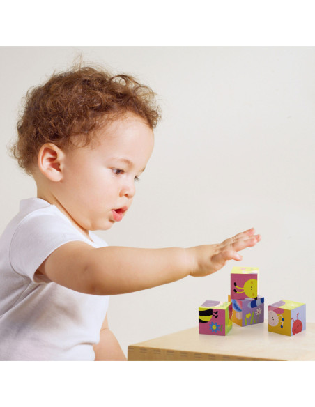Drewniana układanka Farma Puzzle Viga Toys 4 klocki