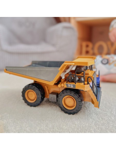 RC-Woopie-Baustellen-Muldenkipper – 9 Kanäle, 2,4 GHz, Metall, Sound