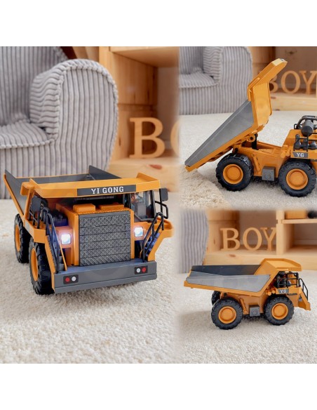 RC Woopie statybinis savivartis - 9 kanalai 2,4 GHz, metalas, garsas