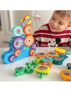 WOOPIE Interactive Gear Blocks 18 pcs - Educational Toy 2