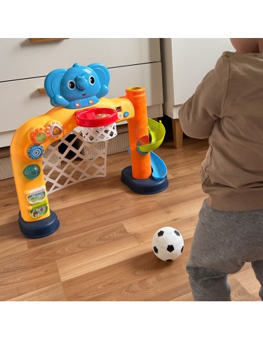 Interaktives Tor & Basketballkorb 2in1 für Kinder WOOPIE