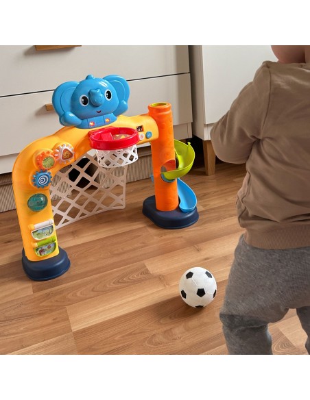 Interaktives Tor & Basketballkorb 2in1 für Kinder WOOPIE