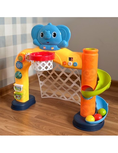 Interaktives Tor & Basketballkorb 2in1 für Kinder WOOPIE