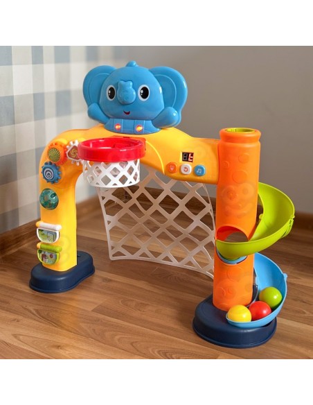 Interaktives Tor & Basketballkorb 2in1 für Kinder WOOPIE