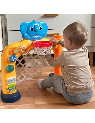 Interaktives Tor & Basketballkorb 2in1 für Kinder WOOPIE