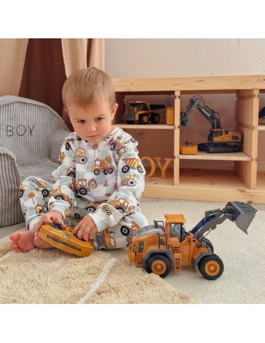 RC Woopie Construction Loader - 9 Channels 2.4GHz Metal Light Sound