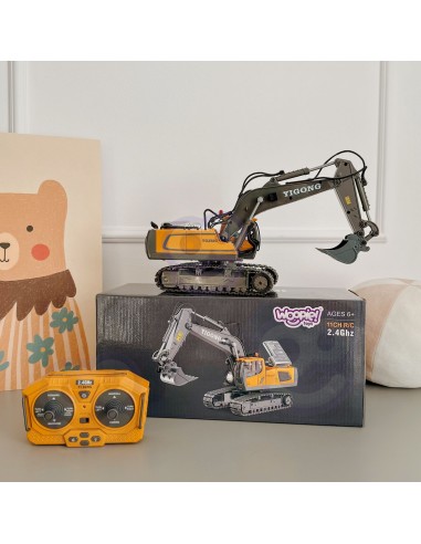Woopie Excavator - Remote Controlled Metal Construction Machine