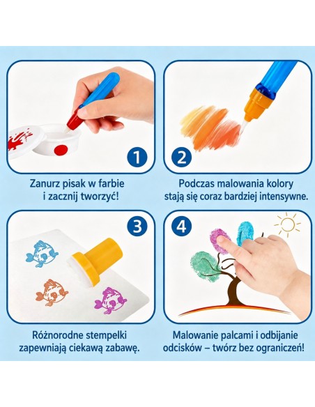 WOOPIE Magic Painting Set - Stamp Markers 26 pcs.