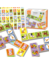 Drewniana gra Domino Farma Viga Toys 28 elementów