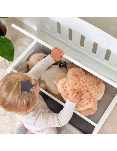 Tooky Toy Wooden Toy Chest - children's seat