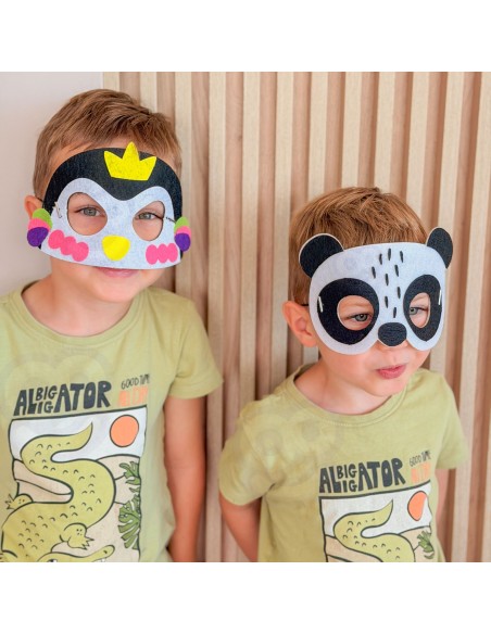 WOOPIE ART&FUN Zestaw Kreatywny Maski Filcowe 4 szt. DIY