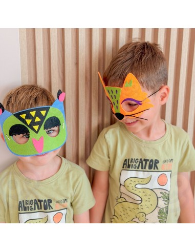 WOOPIE ART&FUN Zestaw Kreatywny Maski Filcowe 4 szt. DIY