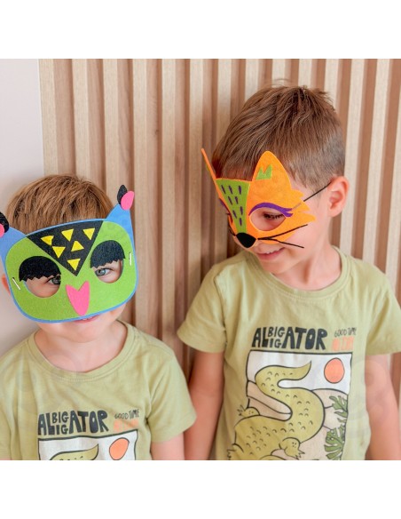 WOOPIE ART&FUN Zestaw Kreatywny Maski Filcowe 4 szt. DIY
