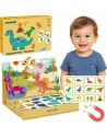 Magnetisches Puzzle Dinosaurier TOOKY TOY – Puzzle für Kinder