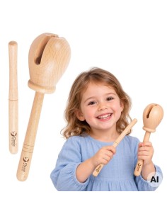 Medinis Woodblock instrumentas Classic World – ritmo mokymasis