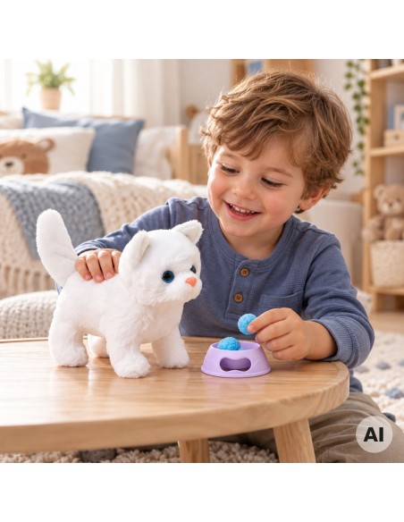 Interactive Plush Kitten WOOPIE with Accessories Sound Gift