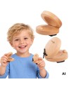 CLASSIC WORLD EDU Castanet, Wooden Hand Instrument for Children