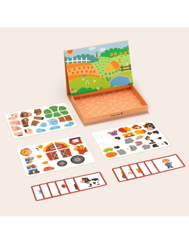 Magnetisches Puzzle Bauernhof TOOKY TOY – Lernpuzzles für Kinder