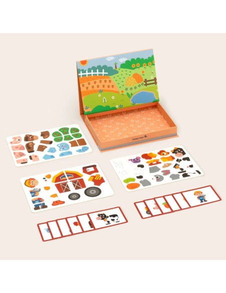 Magnetisches Puzzle Bauernhof TOOKY TOY – Lernpuzzles für Kinder