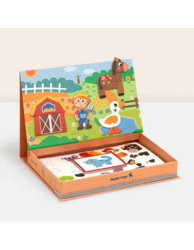 Magnetisches Puzzle Bauernhof TOOKY TOY – Lernpuzzles für Kinder